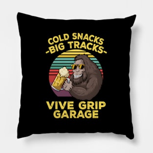 Cold Snacks -Big Tracks- Vice Grip Garage Pillow