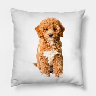 cockapoo doodle Pillow