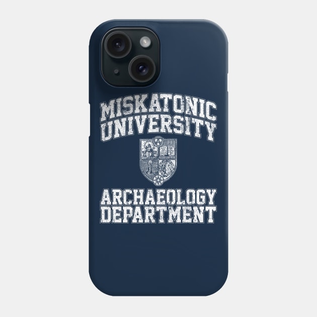 Miskatonic University Archaeology Department Phone Case by huckblade