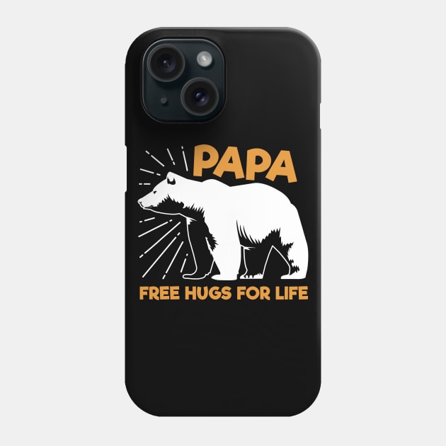 Papa Bear Phone Case by Polahcrea