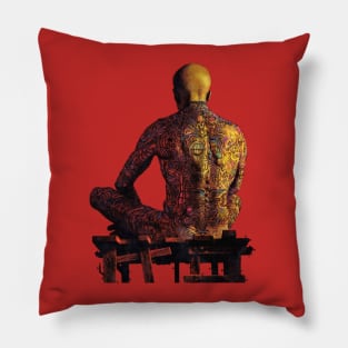 Illustrated man Pillow