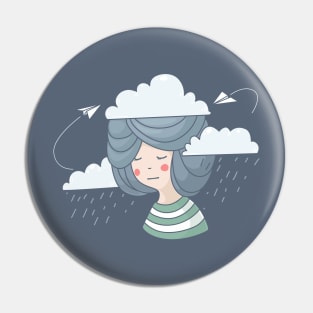 Women's thoughts Pin