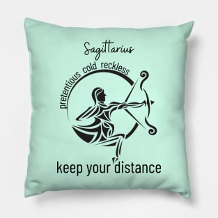 Funny Zodiac - Sagittarius Pillow