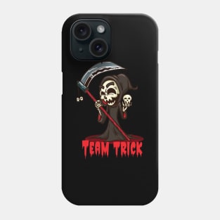 Team Trick Skull Design for a Skater Board Phone Case