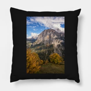 Mürren's Golden Cloak Pillow