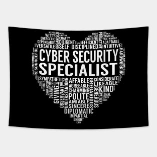 Cyber Security Specialist Heart Tapestry