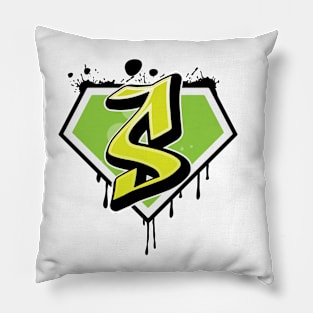 Super Graffiti Design Art Pillow