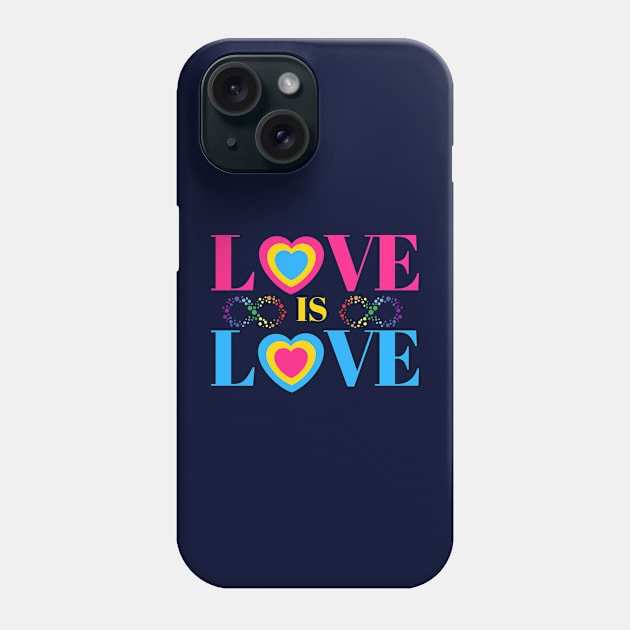 Love is Love, Pansexual Couples Matching Phone Case by MzM2U