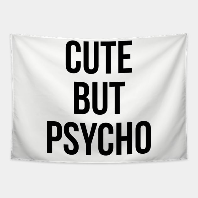 cute but psycho Tapestry by NFT Hoarder