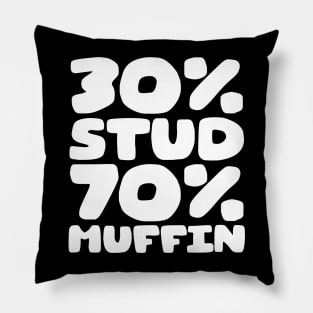 30 Stud 70 Muffin Pillow