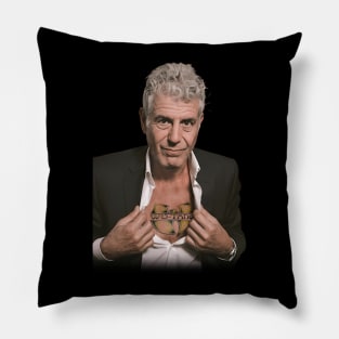 Anthony Bourdain Wu Pillow