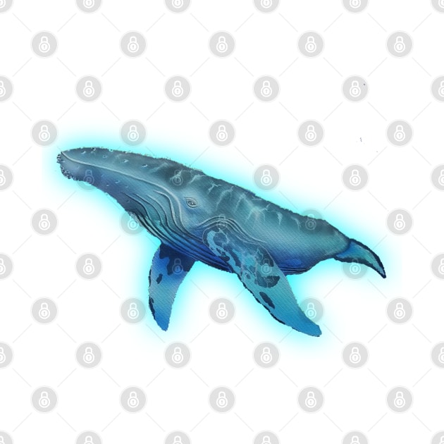 Humpback whale t-shirt design by Coreoceanart