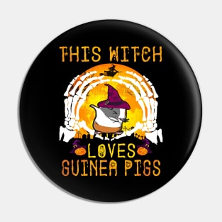 This Witch Loves Guinea Pigs Halloween (135) Pin