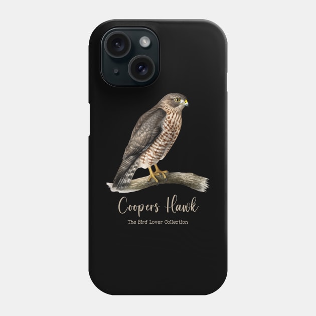 Coopers Hawk - The Bird Lover Collection Phone Case by goodoldvintage