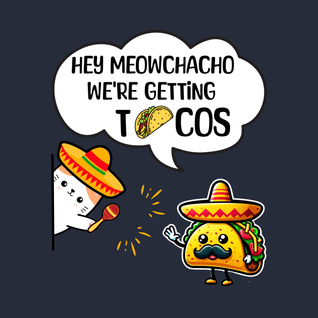 Funny Taco And Cat Meme by mieeewoArt