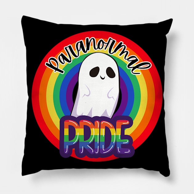 Paranormal Pride Ghost Pillow by TheMavenMedium