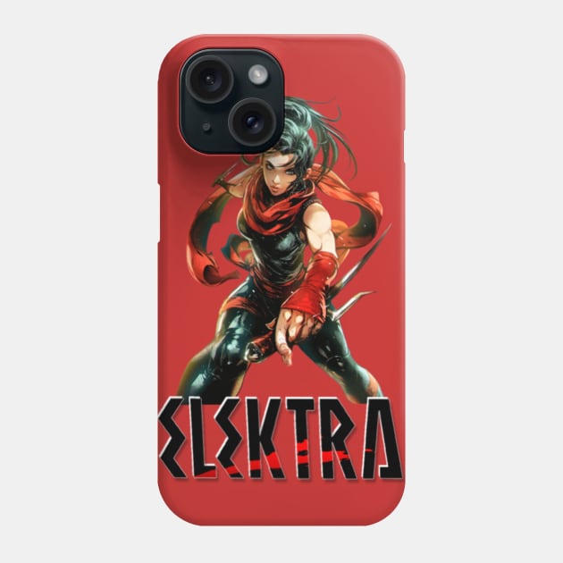 Elektra (MARVEL Battle Lines) Phone Case by DaisyTheQuake
