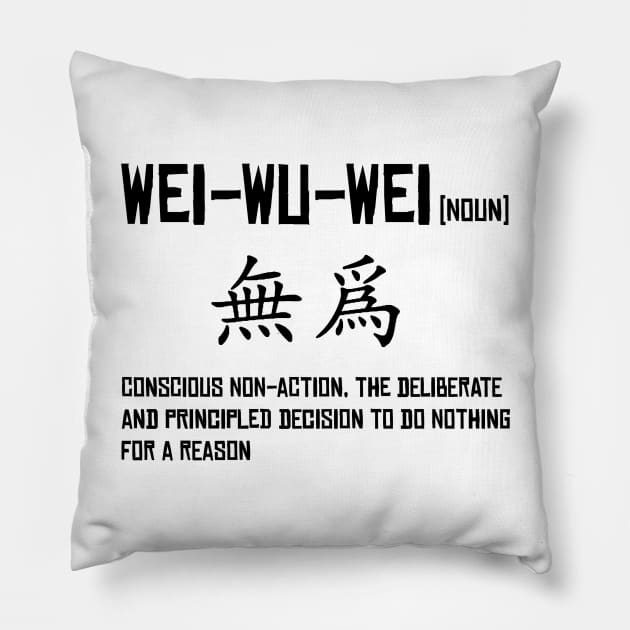 Wei-Wu-Wei Pillow by Hammer&Heat Imagineering