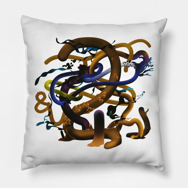 Strange flora Pillow by ImmortalPink