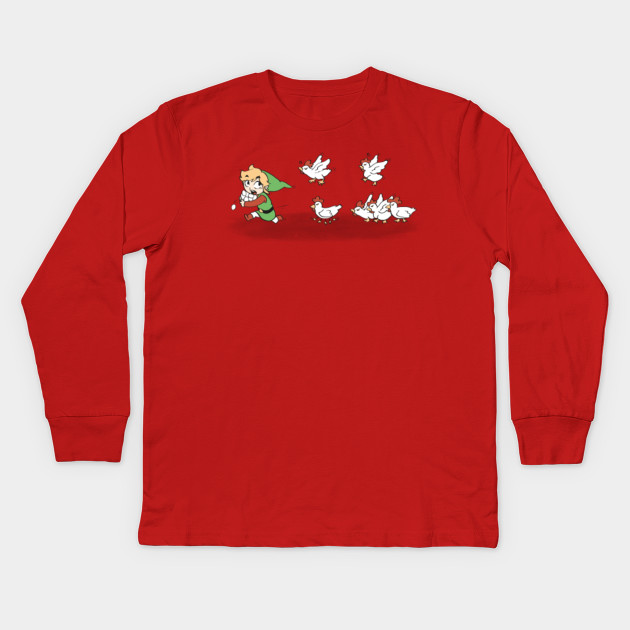 Long Sleeve Shirt Run On Chickens Tee Shirt