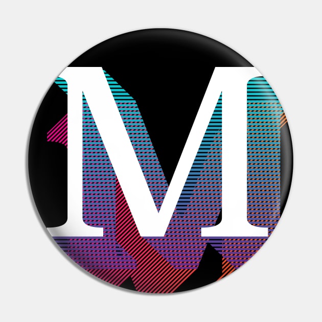 Letter M Pin by MplusC