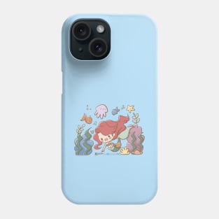 kawaii fan art mermaid Phone Case