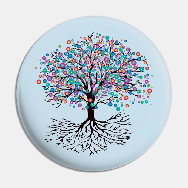 Tree of life rainbow flowers Pin by Bwiselizzy