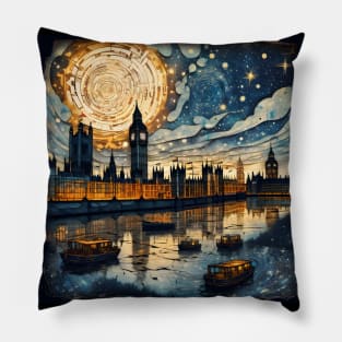 Starry Thames Pillow