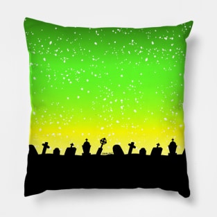 Zombie Graveyard Pillow