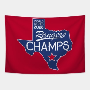 Champs - World Series - Rangers Tapestry