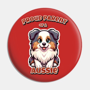 Aussie dog cute Pin