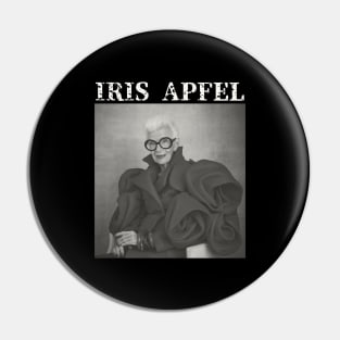 Iris Apfel Pin