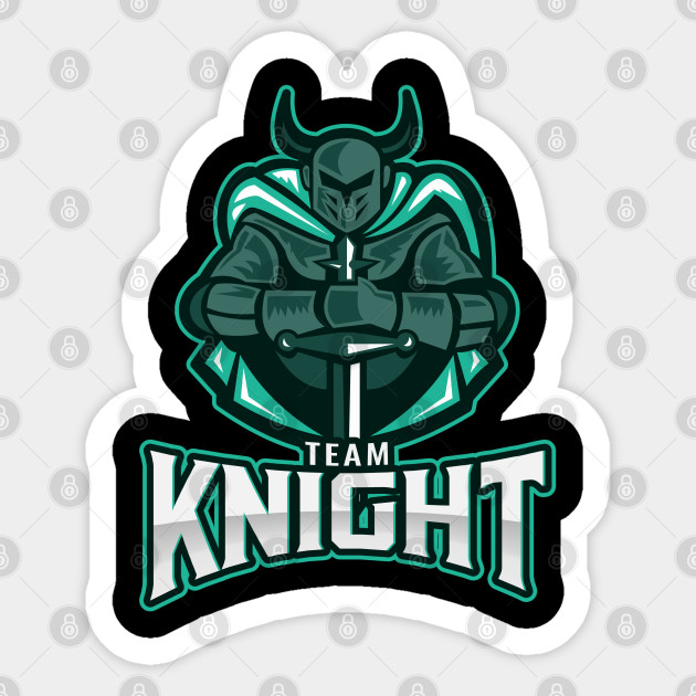Esport Gaming Team Knight Gaming Sticker Teepublic
