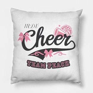 MDV Cheer "Team Peach" Pillow