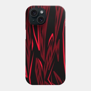 Red geometric shapes Phone Case