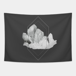 Milky Quartz Crystal Tapestry