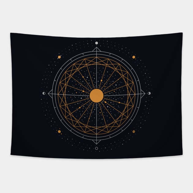 Order Out Of Chaos Tapestry by Thepapercrane