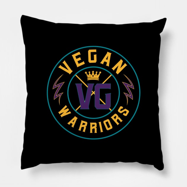 vegan warriors Pillow by janvimar