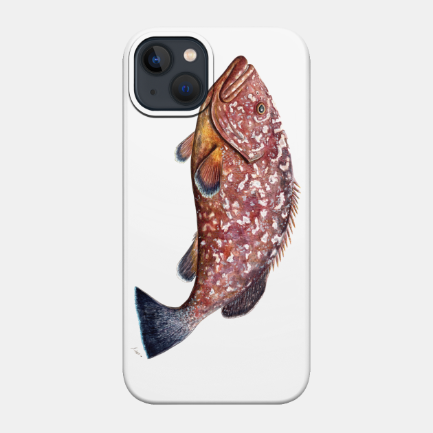 Dusky grouper - Grouper Fish - Phone Case