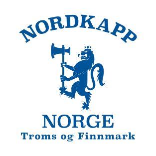 NORDKAPP Norway Coat of Arms T-Shirt