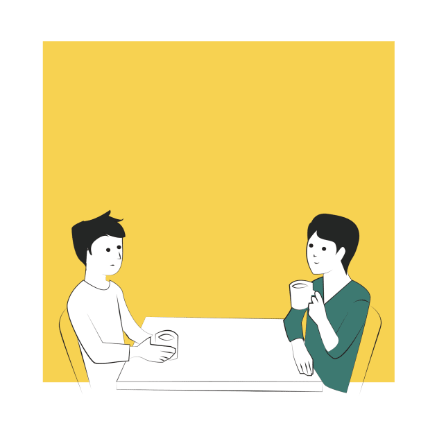 Friends Having Coffee by echosantos