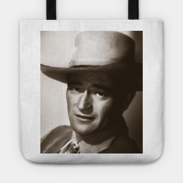 Young John Wayne Painting Traditional Duke Tote Teepublic