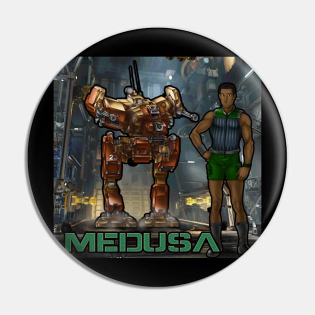 Medusa and his LCT-1V Locust scout mech Pin by Oswald's Oddities