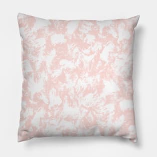 Blush Contrast Brushstrokes Pillow