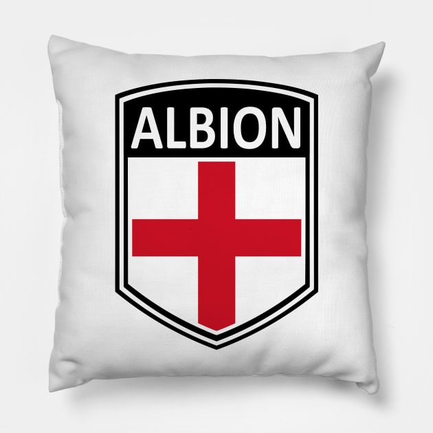 Flag Shield - Albion Pillow by Taylor'd Designs