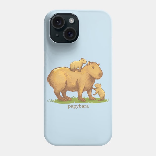 Pappy Capybara Phone Case by ElephantShoe