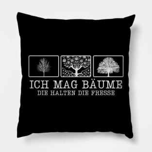 Wald Yoga Bäume beobachten, Ruhe finden, Spaß haben Pillow