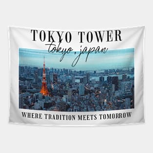 Tokyo Tower Tokyo Japan Tapestry