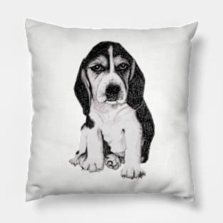 " We are not amused! ".....Beagle puppy Pillow