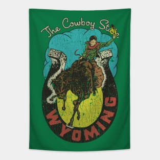 Wyoming The Cowboy State 1890 Tapestry